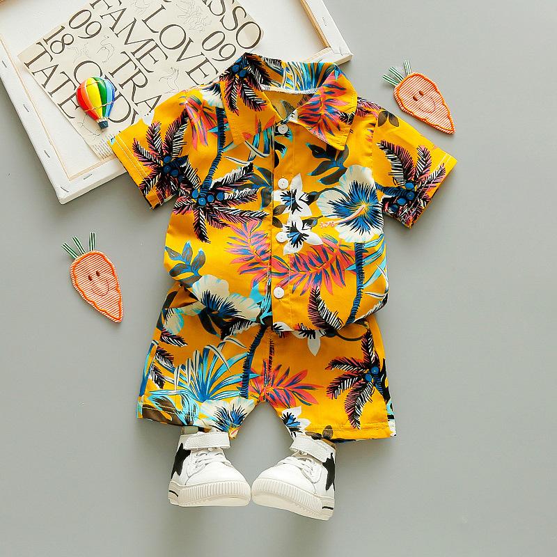 Hawaii Set Hawaiian Cabana Set Kinder Aloha Strand Shirts Set - Kokosnussbaum-MyHawaiianShirtsDE