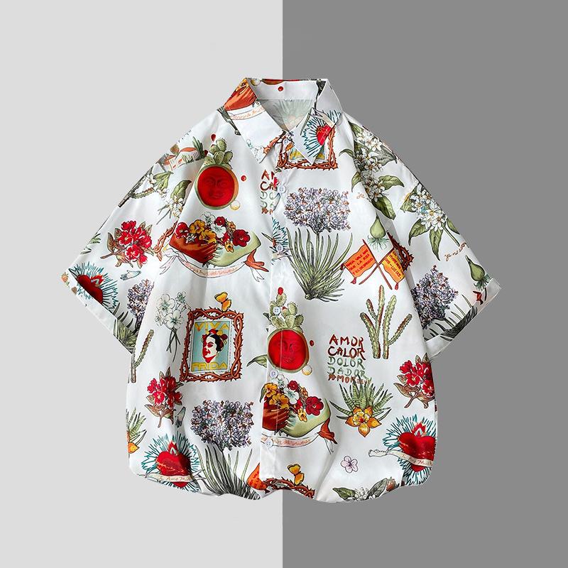 Mode Hawaii-Hemd Ölgemälde Stil Geschenk-MyHawaiianShirtsDE