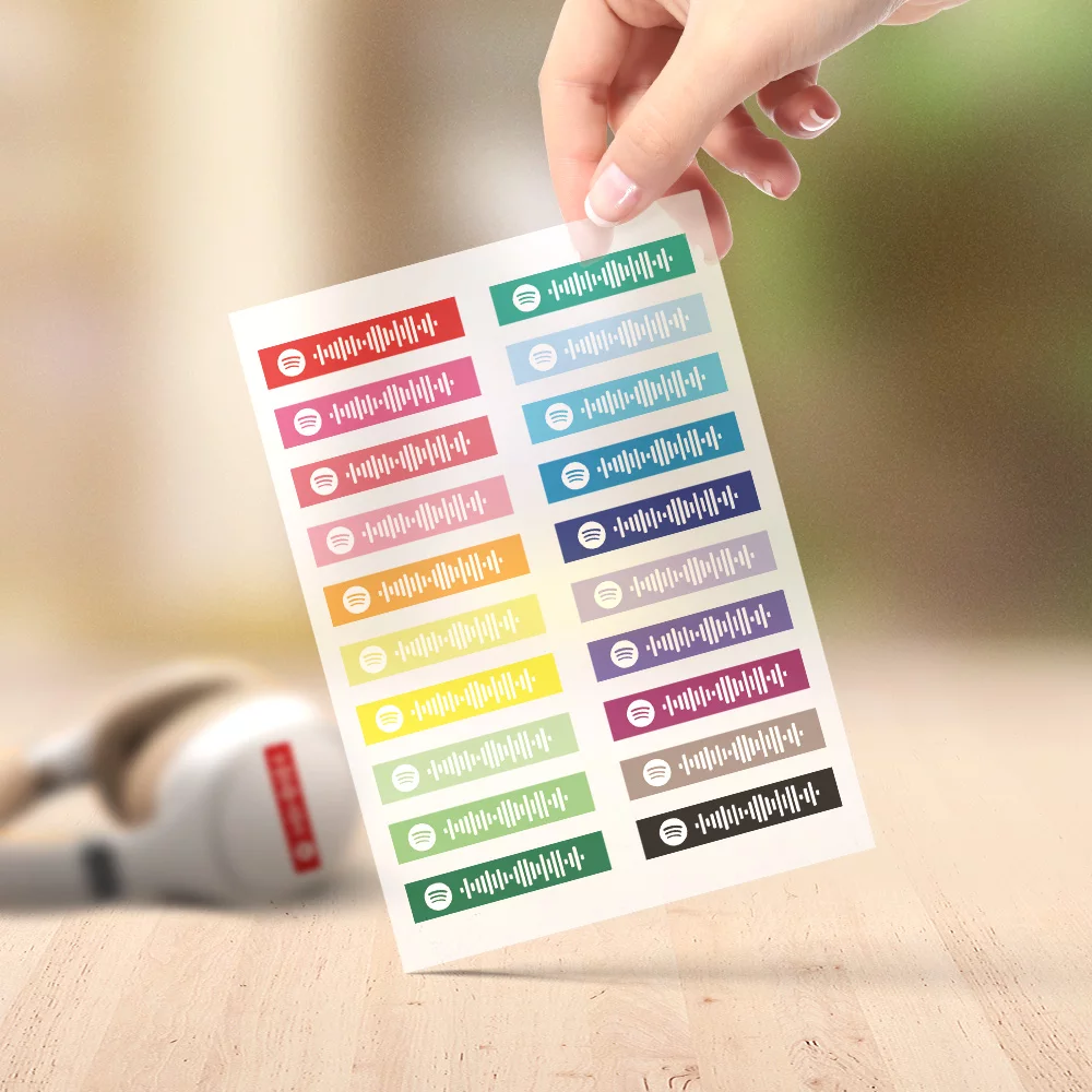 Spotify Stickers Custom Music Code Personalized Song You Love
