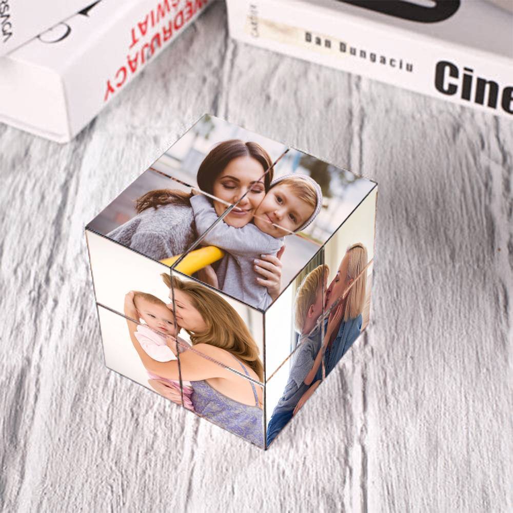 Custom Photo Rubic's Cube For Love Mom Multiphoto Cube