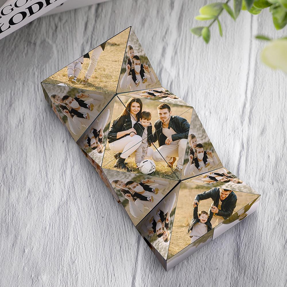 Custom Photo Personalized Rubic's Cube Rhombic for Family
