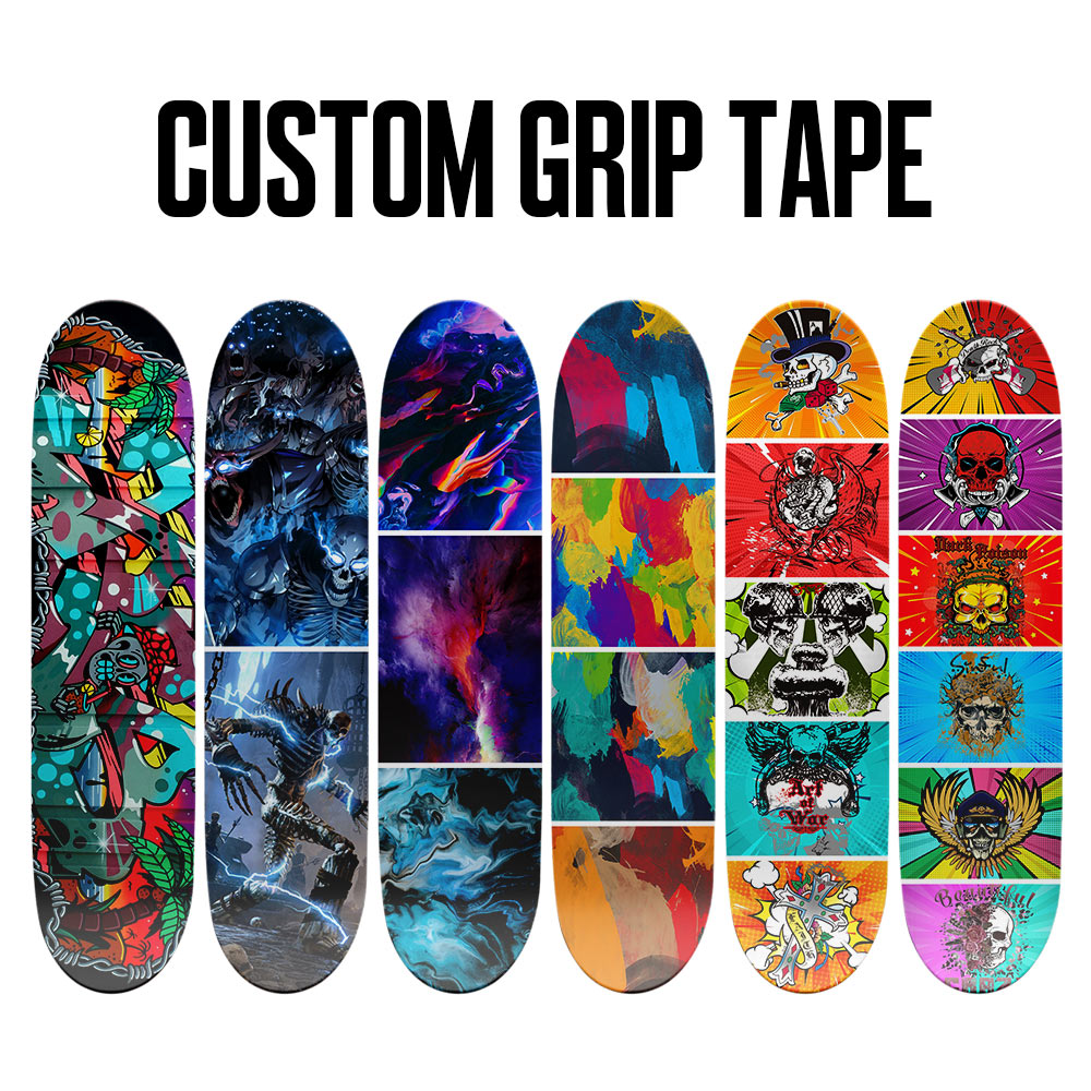 Personalized Multi Photo Grip Tape Non Slip Skateboard Tape Longboards Griptape Scooter Grips