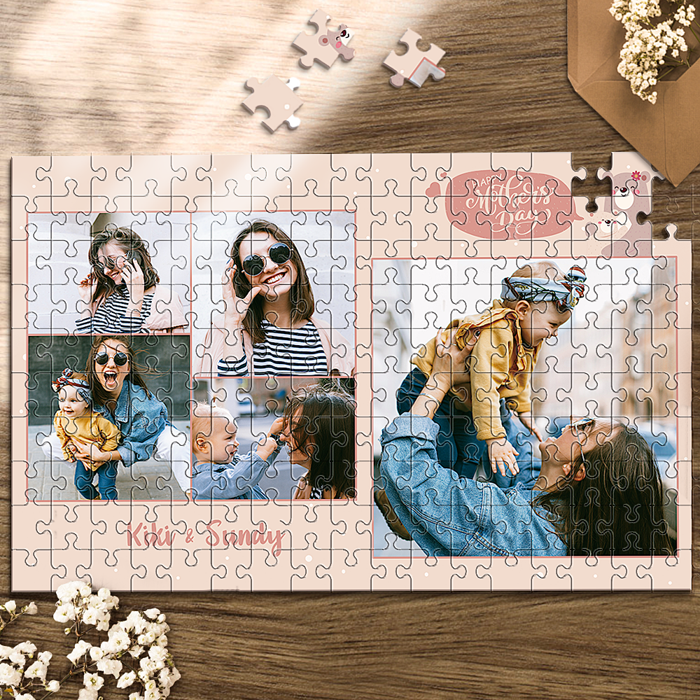Custom Jigsaw Puzzle Mother's Day Gifts - 35-1000 pieces