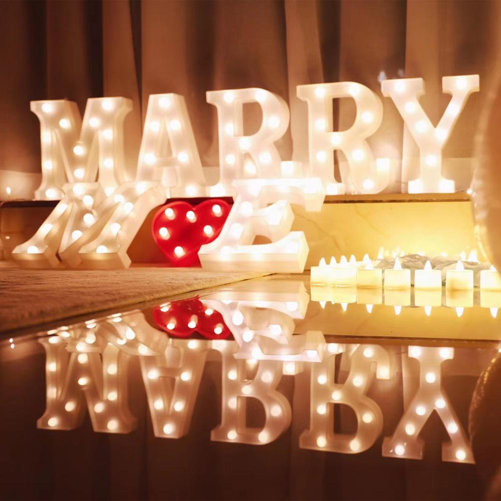 Name Light LED Wedding Lights up Letters Wedding Decor