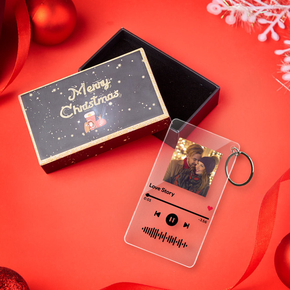 Custom Code Music Plaque Keychain(2.1in x 3.4in)