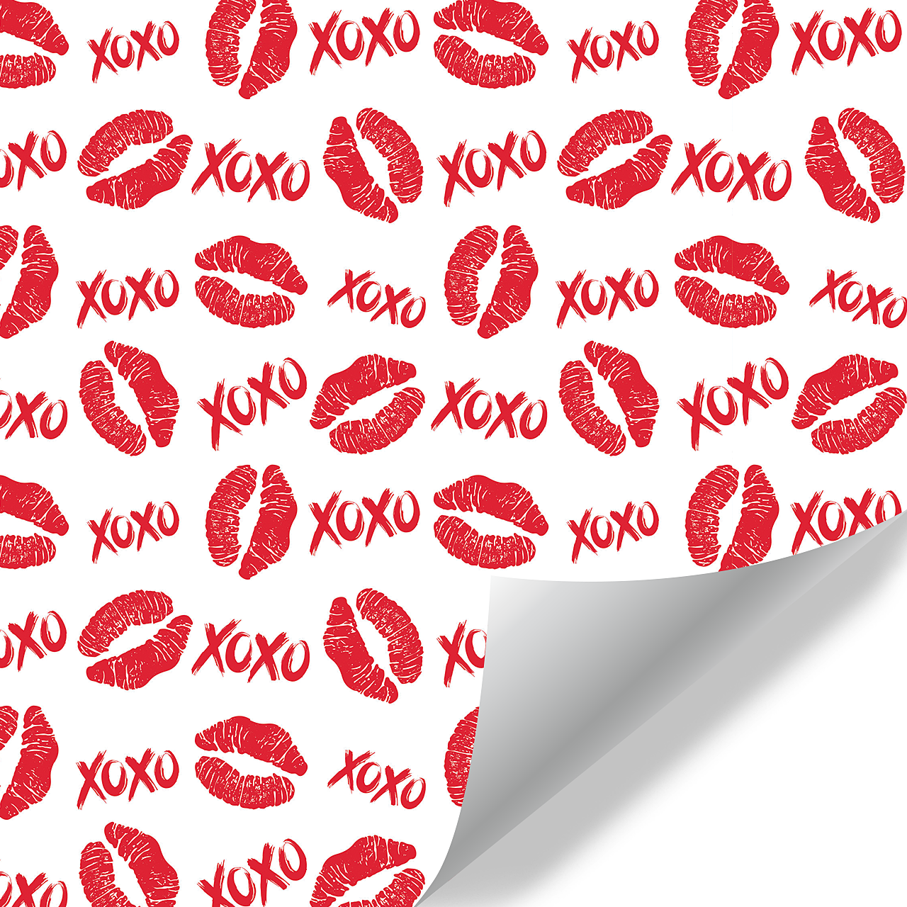 Gift Wrapping Paper-Lip print