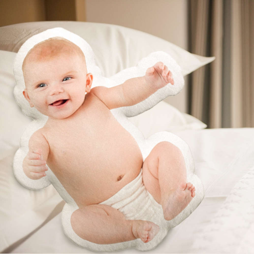 Personalized Baby Pillow Custom Photo Pillow Custom Face Pillow 3D Portrait Pillow