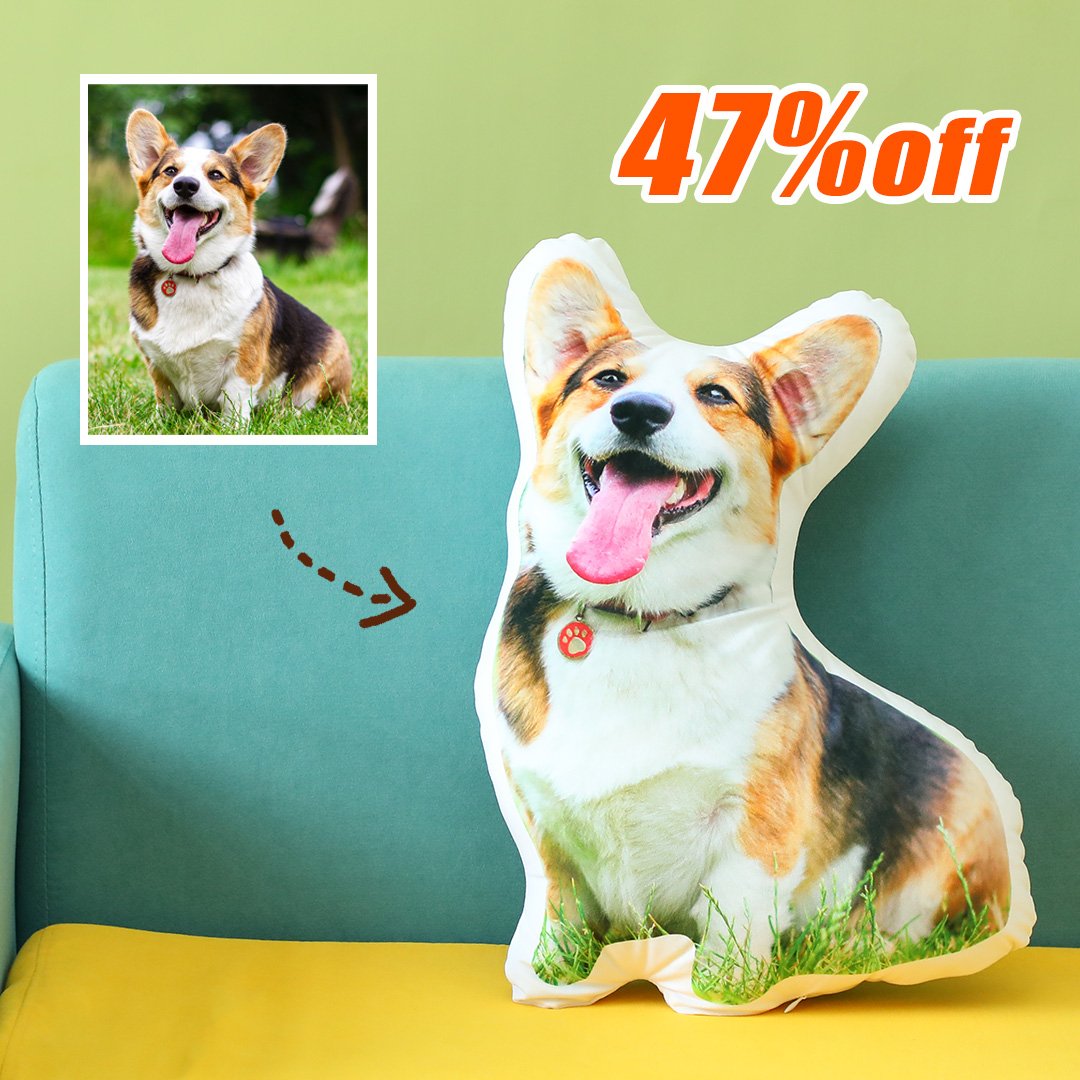 Custom Photo Pillow, Custom Face Pillow, 3D Portrait Pillow
