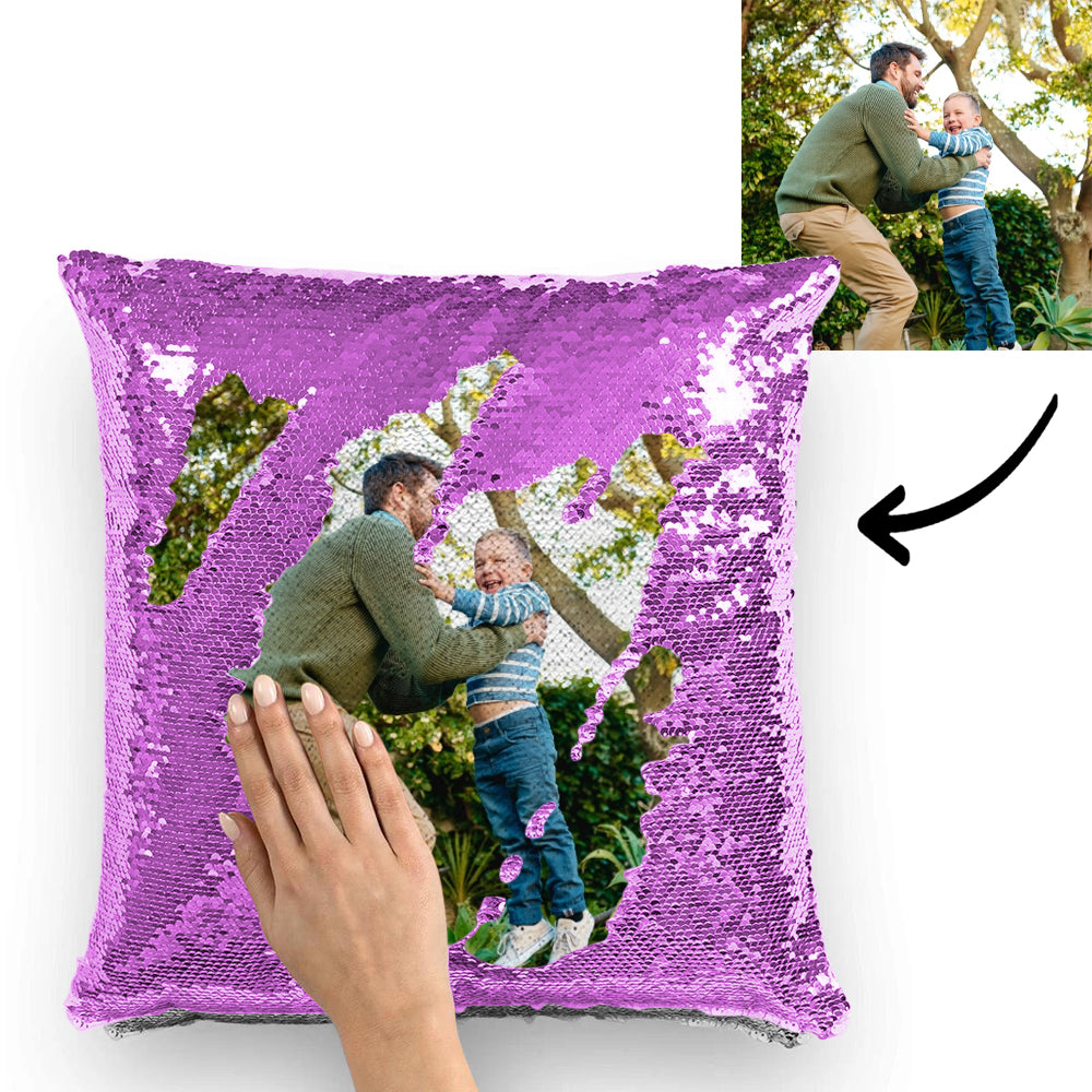 Custom sales glitter pillows