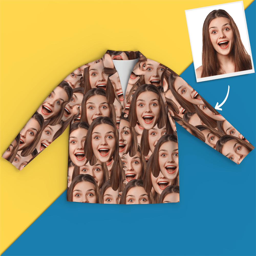 Custom Face Mash Pajamas - Gifts For My Mom