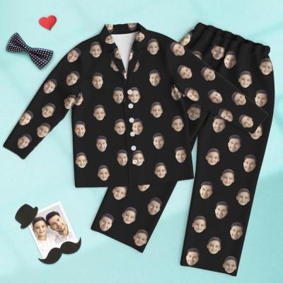 Custom Face Colorful Pajamas Set