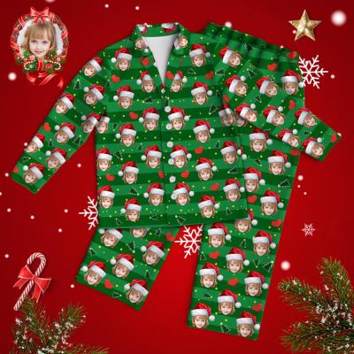 Custom Face Christmas Pajamas - Heart Christmas Gifts