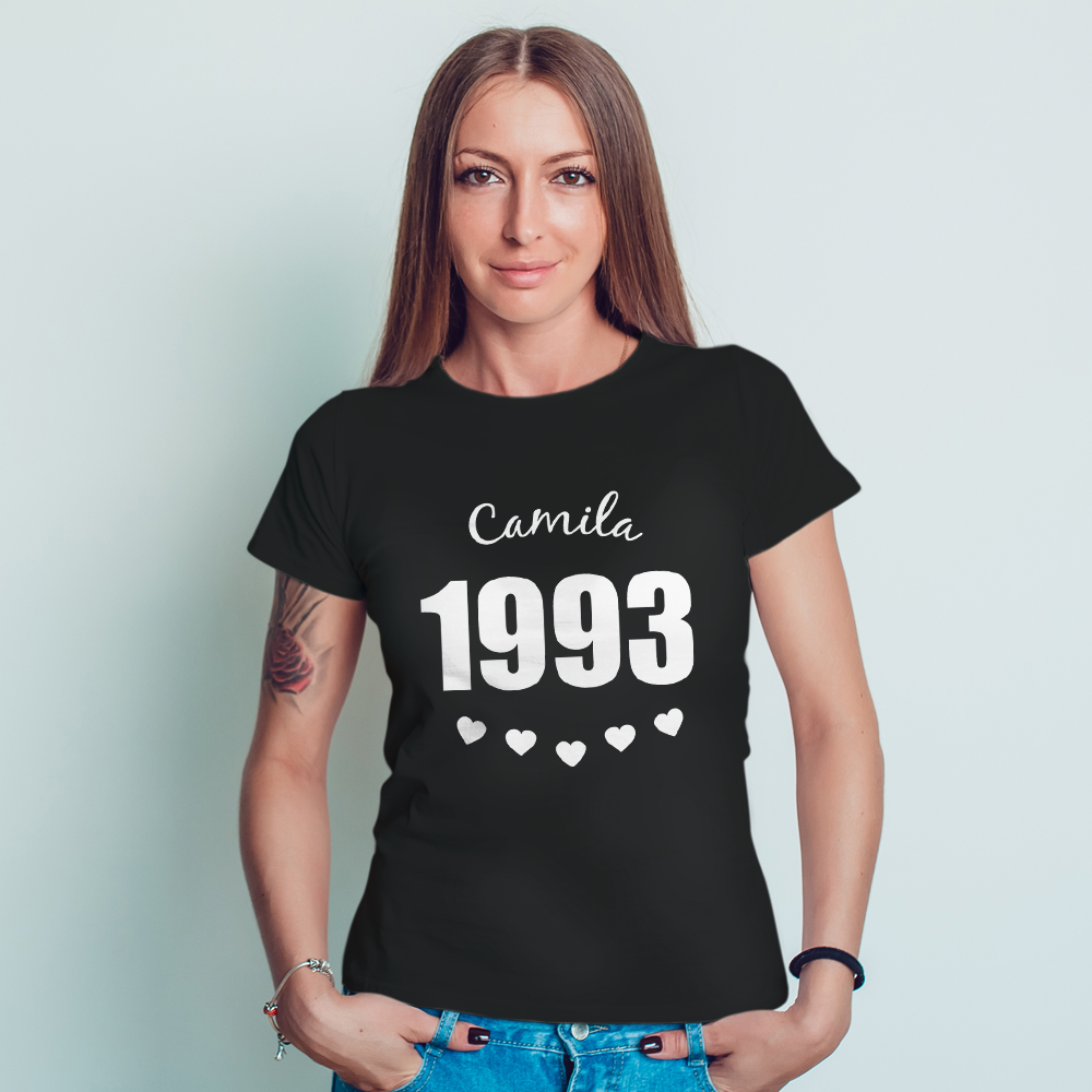 Custom Limited Shirt For Mom Personalised Women's Cotton T-shirt Add Name And Number