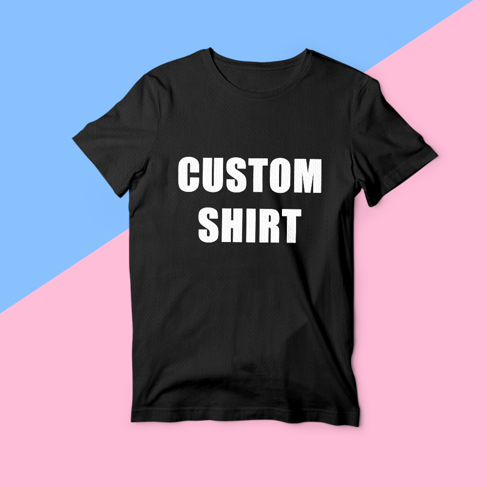 Custom Your Face All Over Print T-shirt Adult Unisex T-Shirt Woman