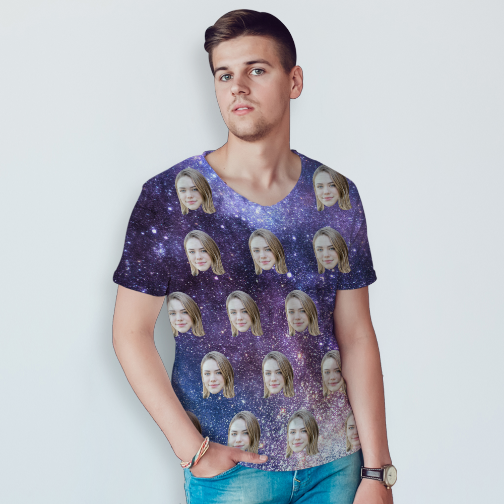 Custom T-Shirt | Personalized Photo T-Shirt | Put Any Face on T-Shirt ...