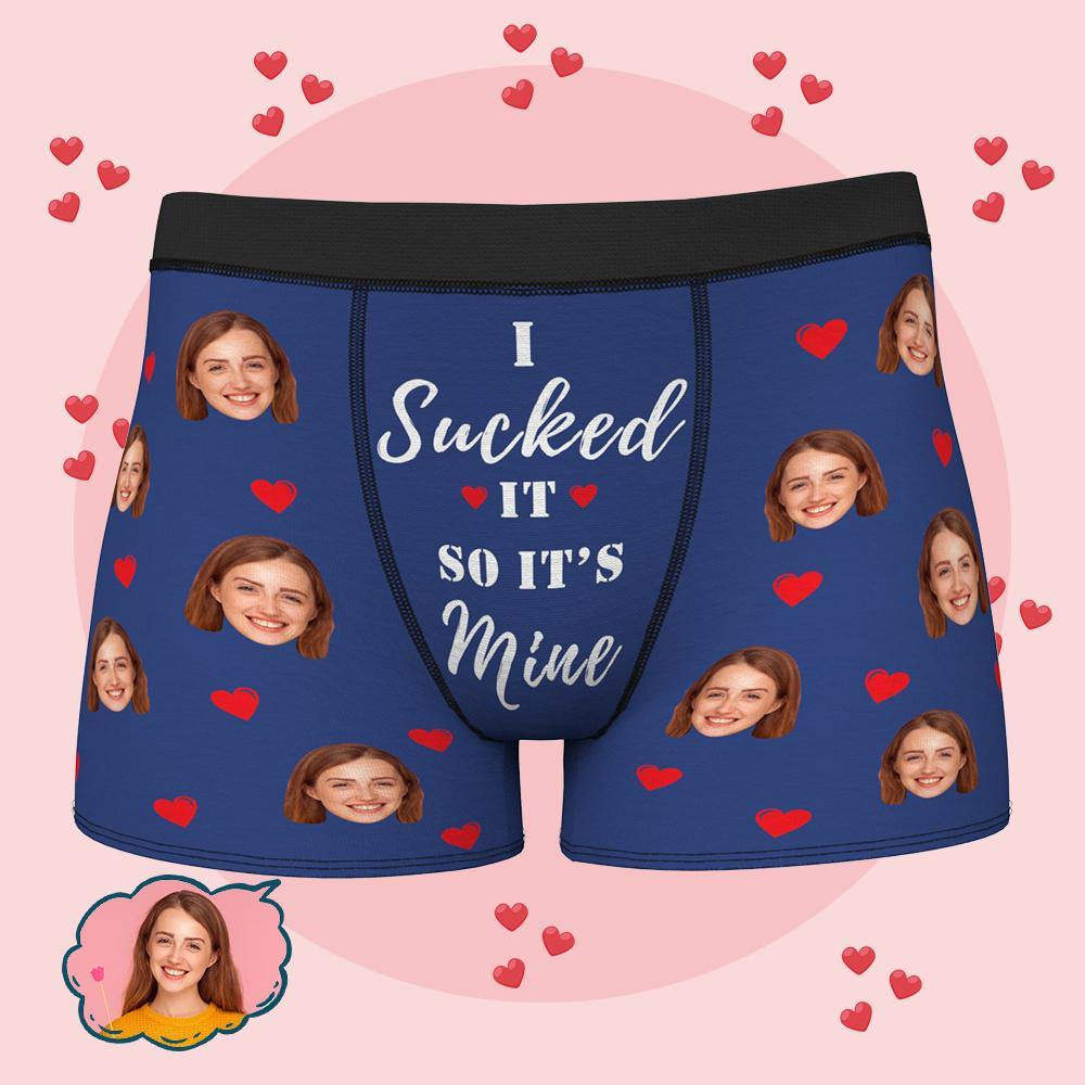 Valentine's Day-Face Boxers