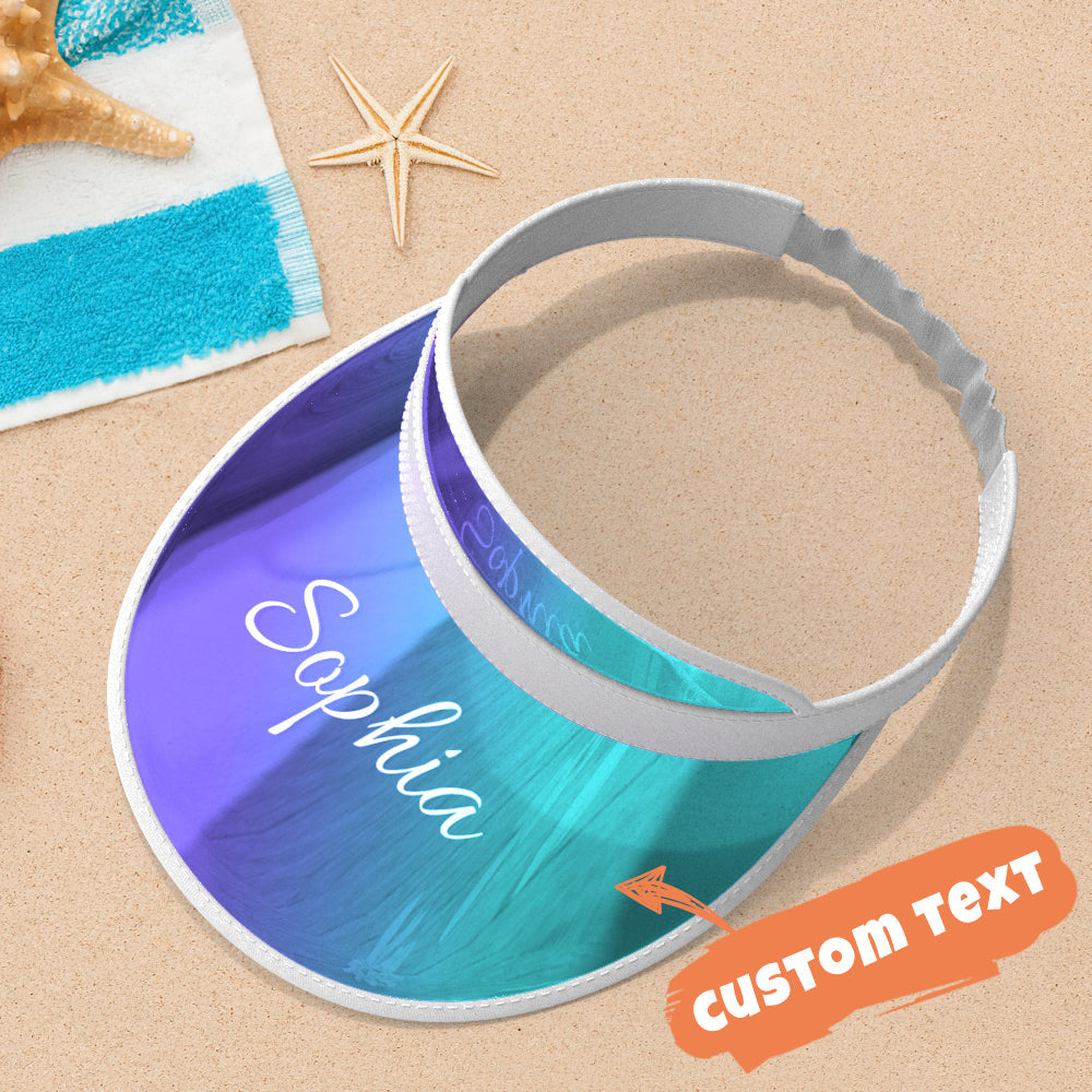 Custom Engraved Sun Hat Colorful Summer Gifts