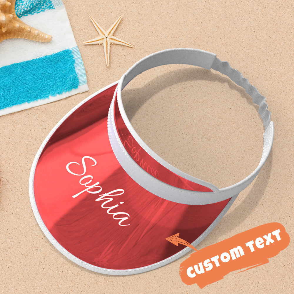 Custom Engraved Sun Hat Colorful Summer Gifts