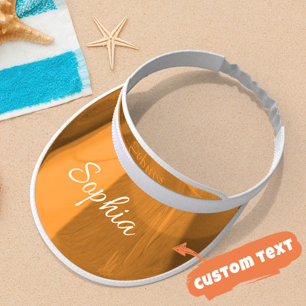 Custom Engraved Sun Hat Colorful Summer Gifts