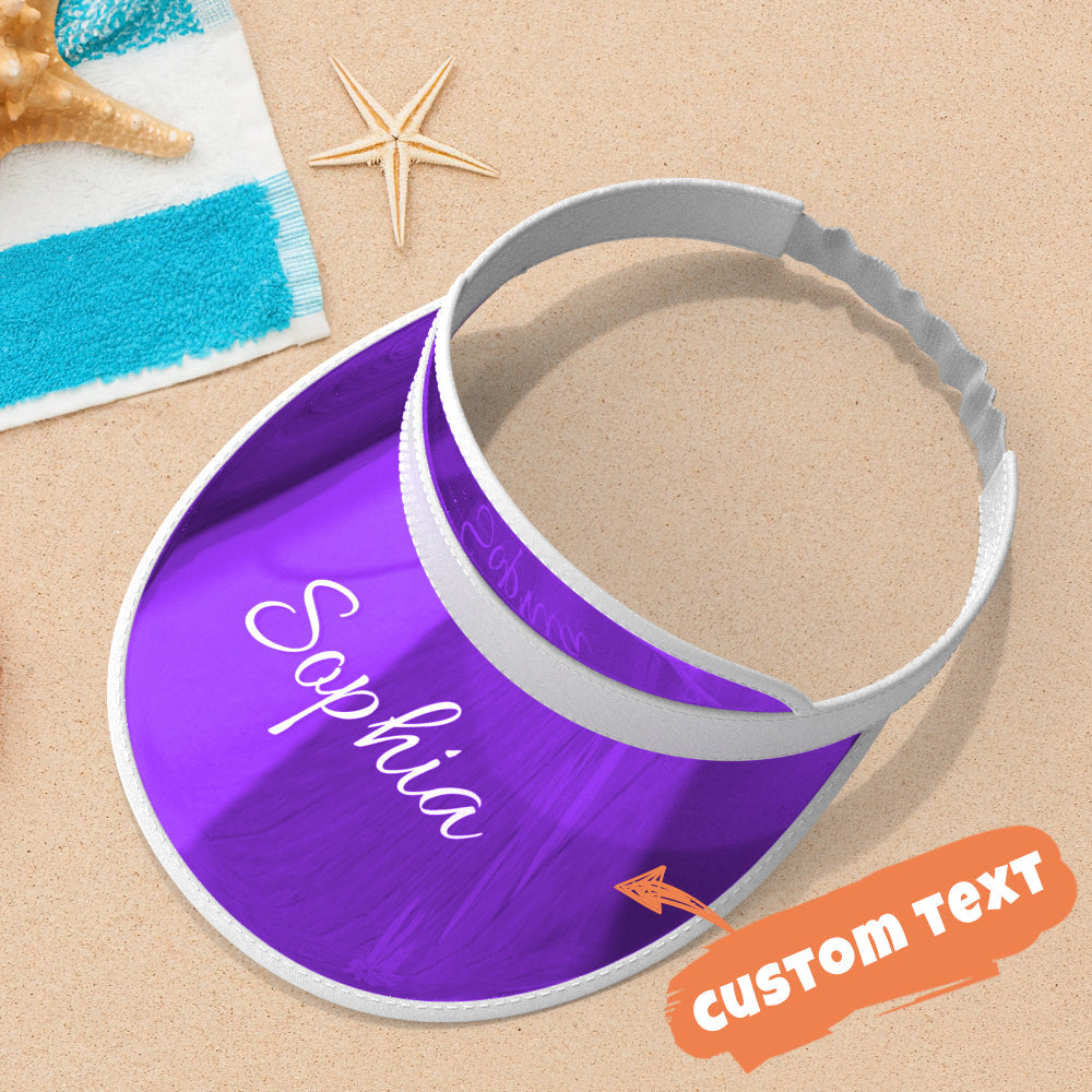 Custom Engraved Sun Hat Colorful Summer Gifts