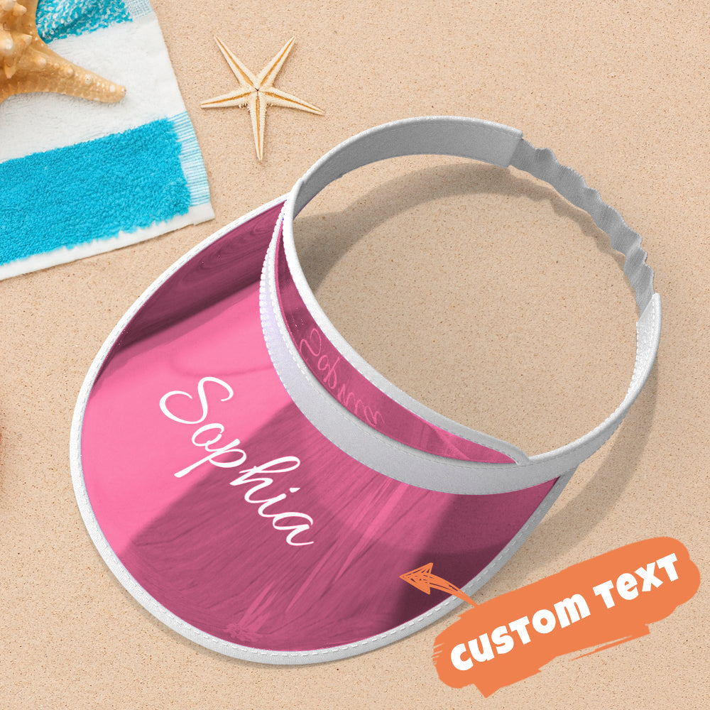 Custom Engraved Sun Hat Colorful Summer Gifts