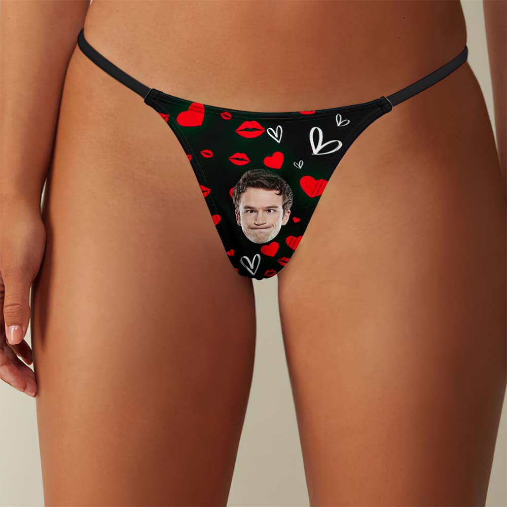 Valentines Panties with Your Lover's Photos - Face Undies