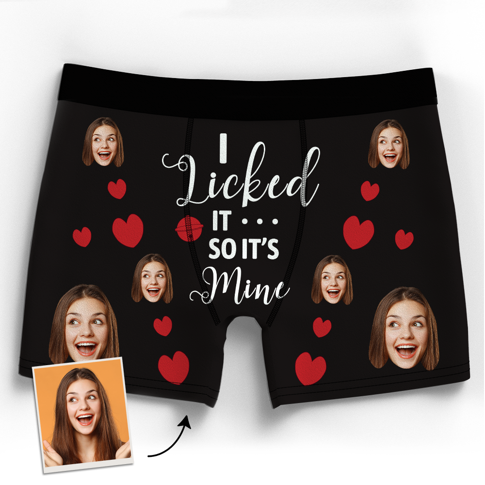 Custom Face Mens Boxer Briefs Personalized Underwear with Photo Customized  Boxers Gifts for Boyfriend Husband Father's