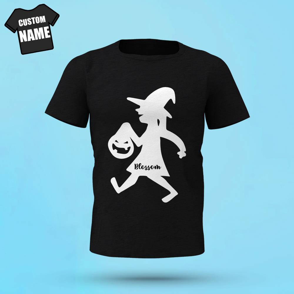 Custom Engraved Halloween Tshirt Mystery Halloween Gift For Family