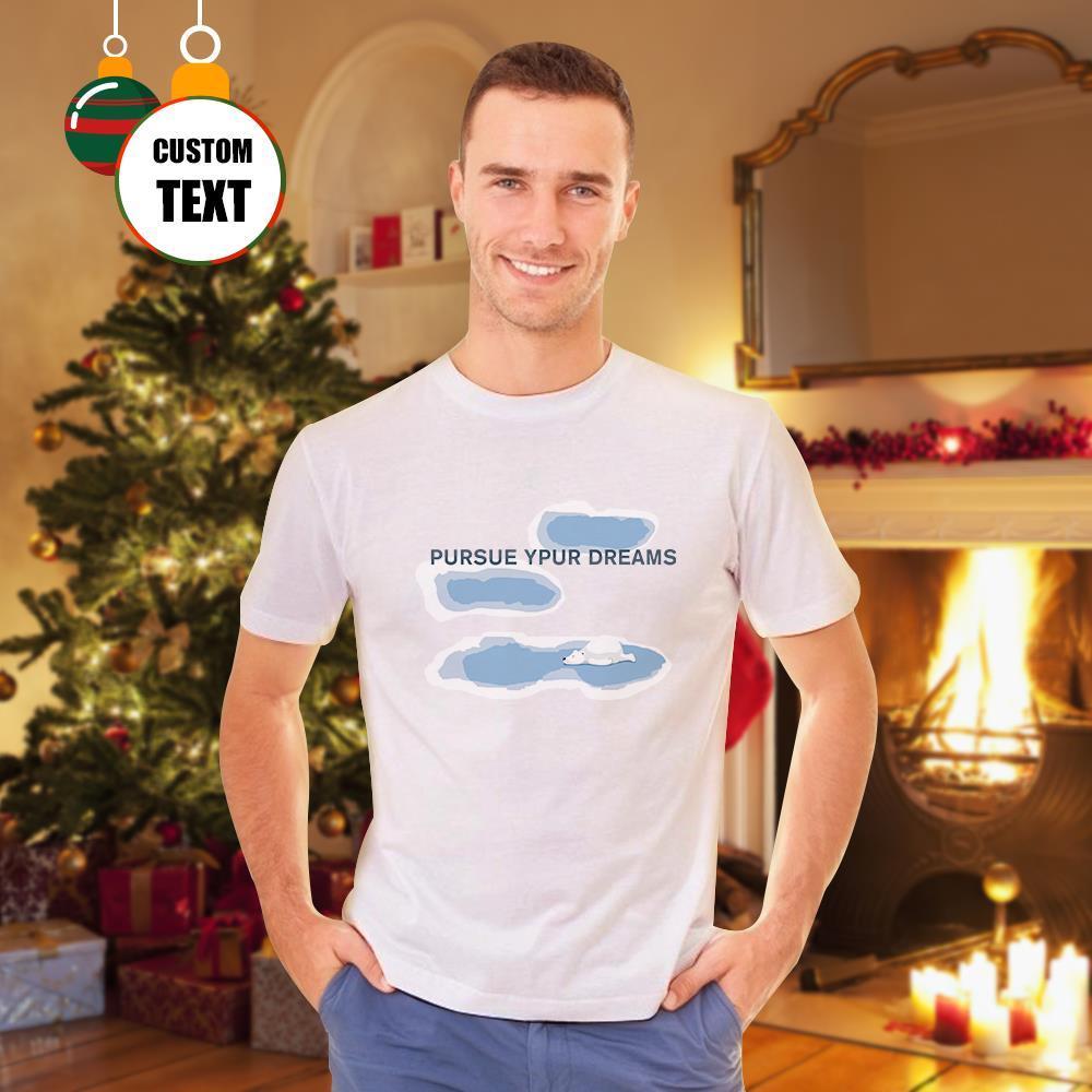 Christmas Gift Custom Engraved Cloud White Tshirt For Family Gifts In A Variety Of Styles