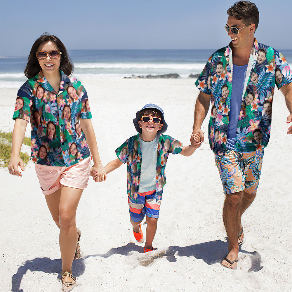 Matching family sale hawaiian outfits