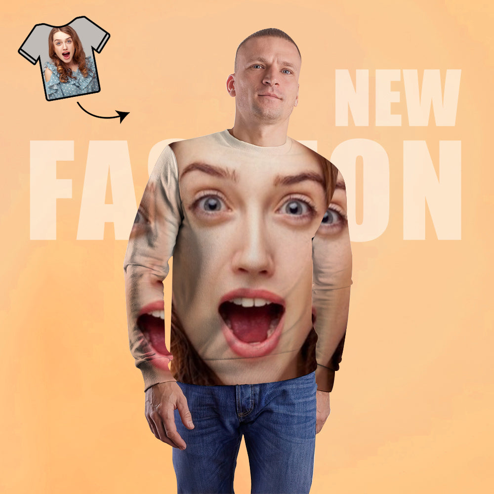 Face Hoodies Custom Sweatshirt Personalized Hoodies Cool Hoodie Designs for Gift