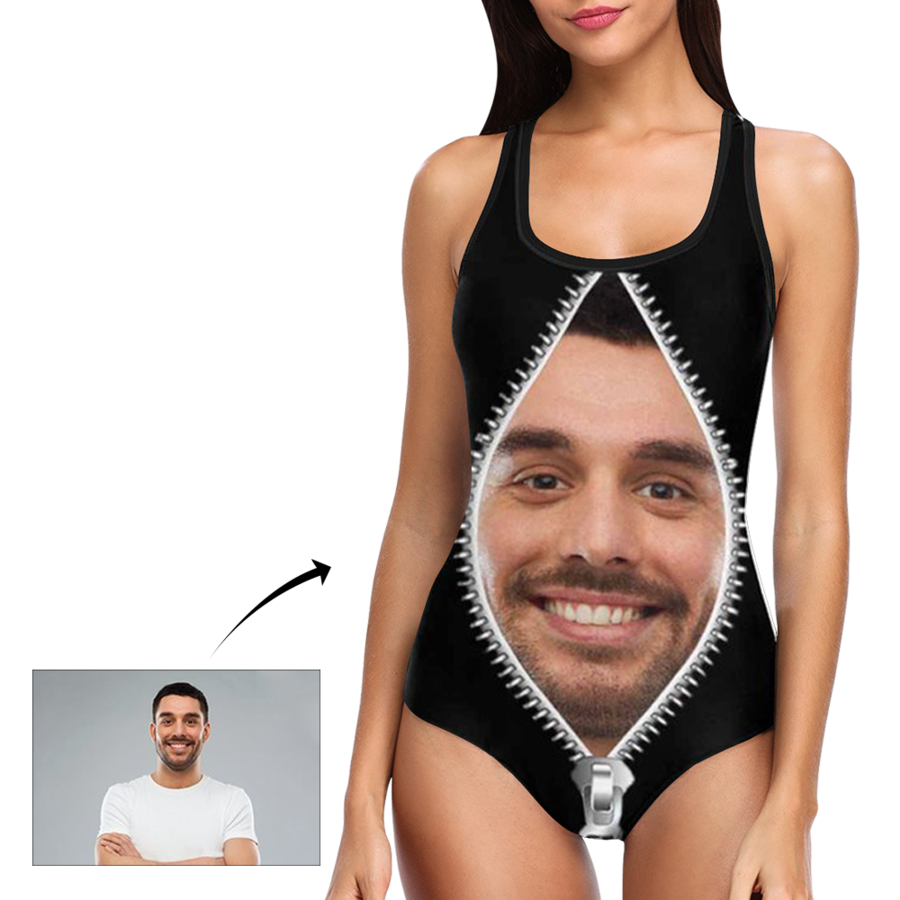 face picture swimsuit