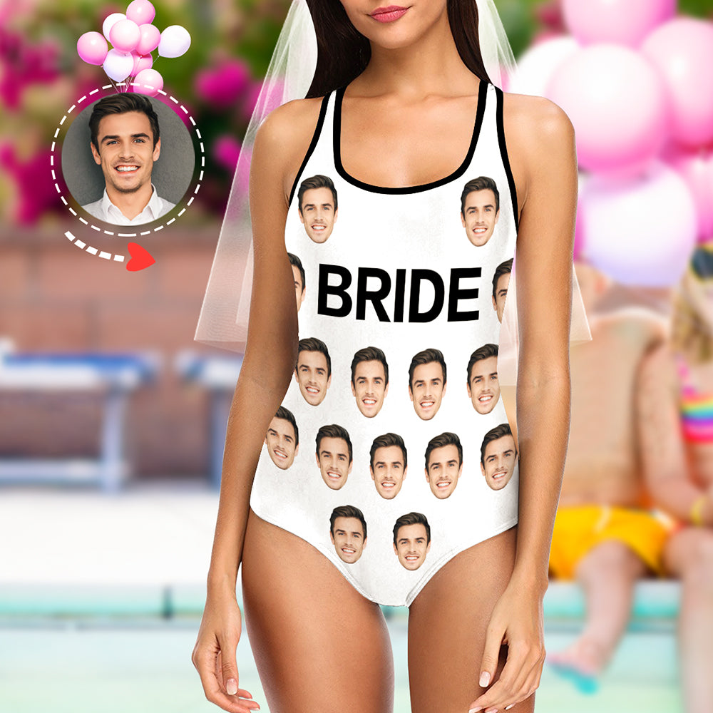 Custom Face Swimsuit, Bathing Suit with Face