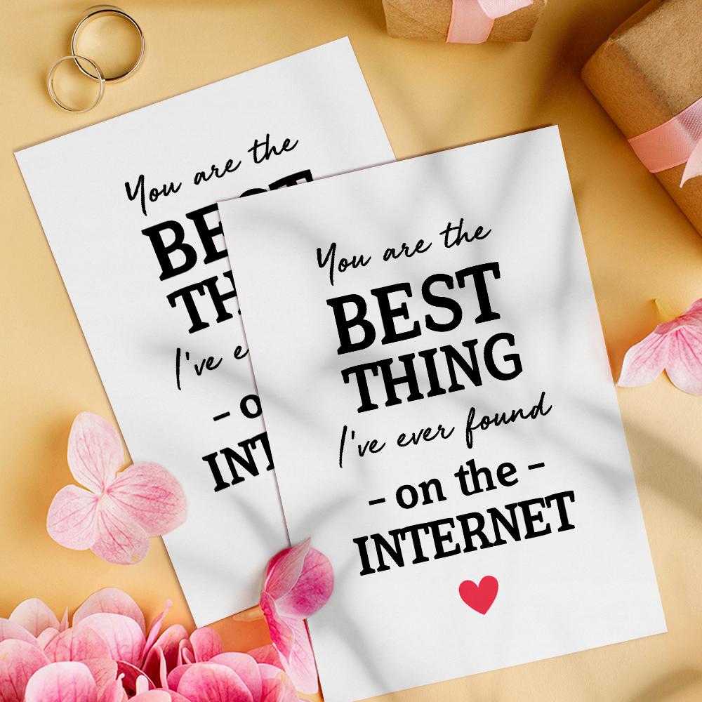 Valentines Day Anniversary Gift Card/Anniversary Cards for Loved Ones