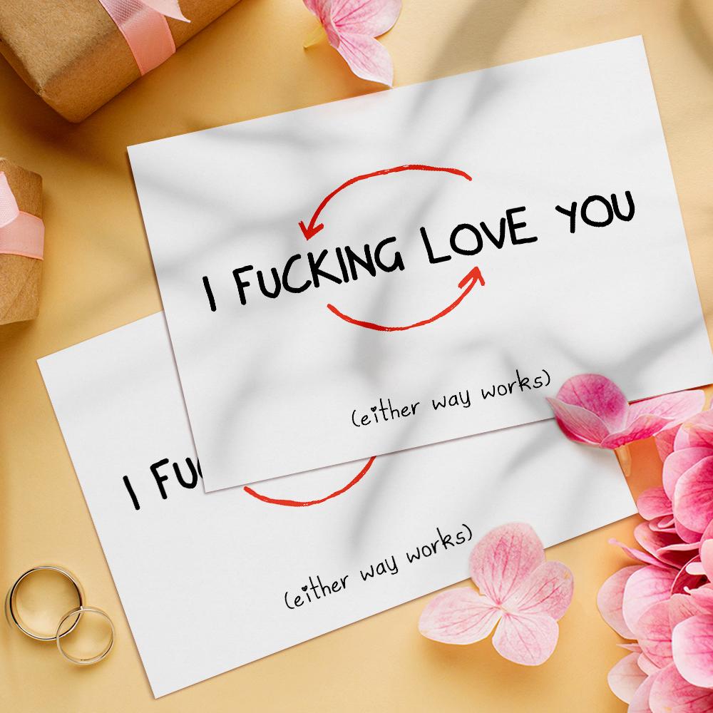 Naughty Valentines Day Card Anniversary Card
