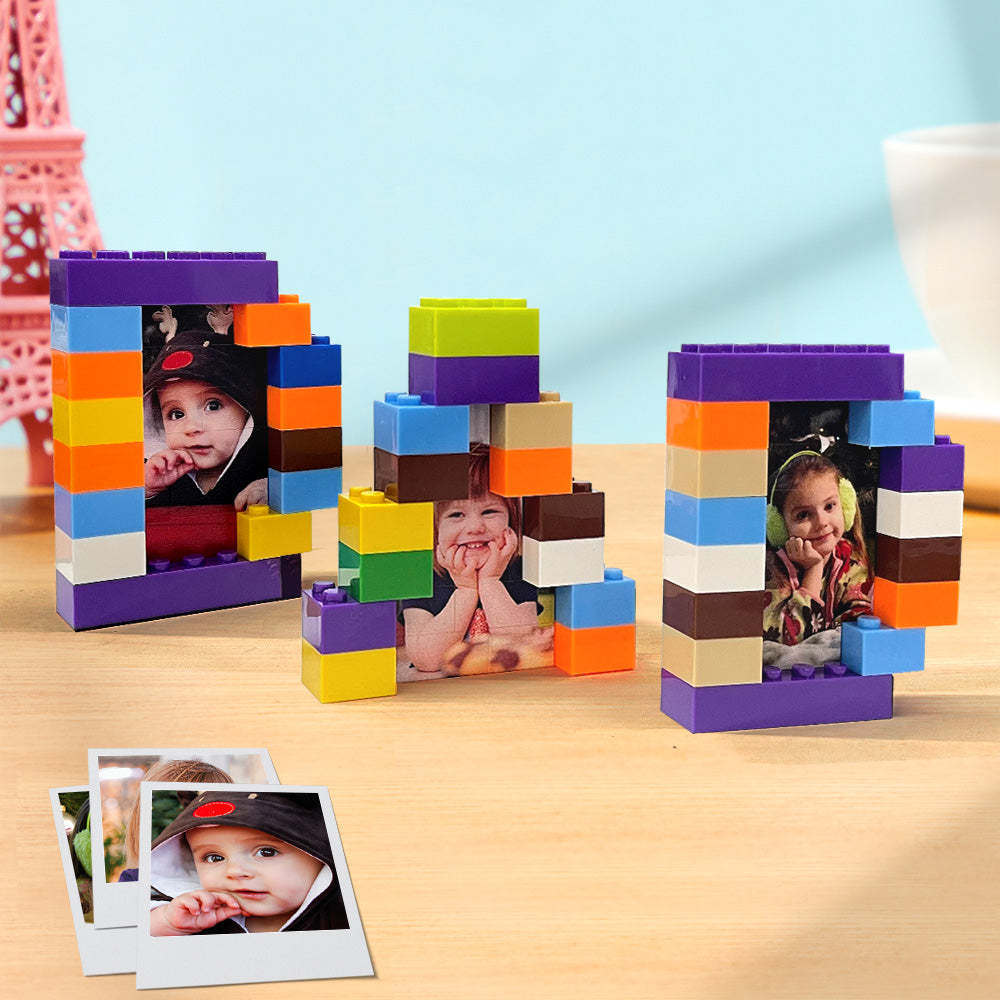 Personalized Photo Building Brick Puzzles Custom Dad Building Blocks Photo Block Gift
