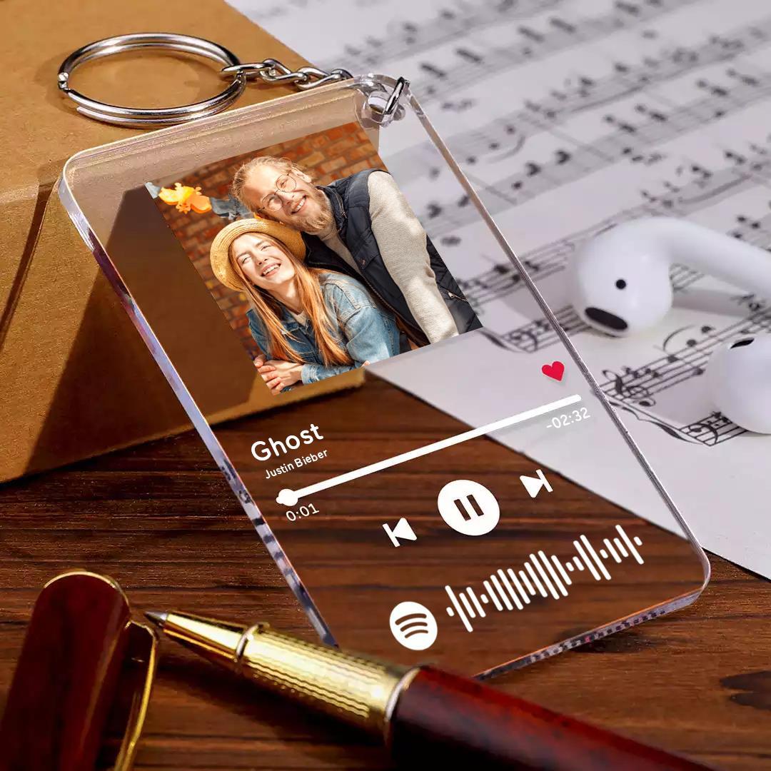 Custom Spotify Music Code Acrylic Nightlight/Plaque/Keychain For Halloween