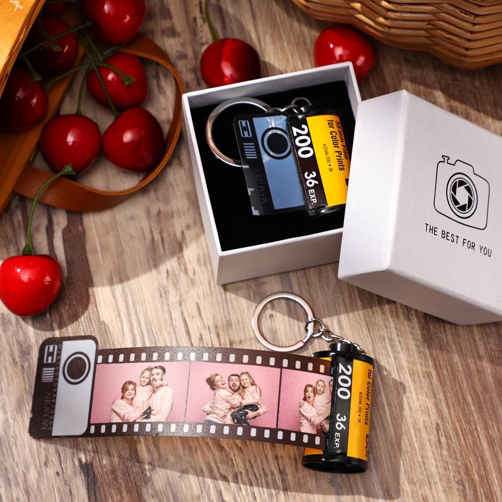 Custom Camera Roll Keychain Personalized Multiphoto Keychain 5-20 Pictures Keychain Gift for Her