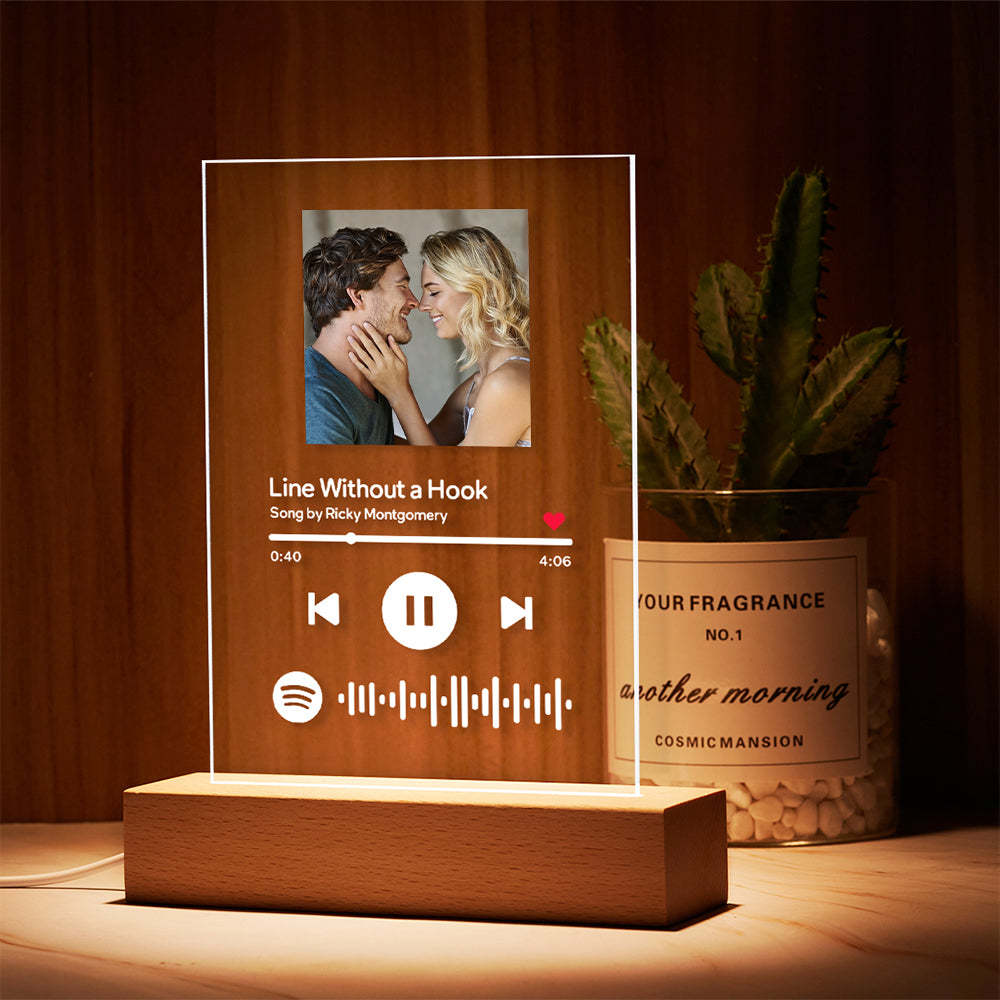 Custom Spotify Code Acrylic Nightlight/Plaque/Keychain