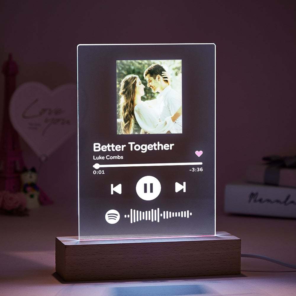 Custom Spotify 7 Colors Night Light