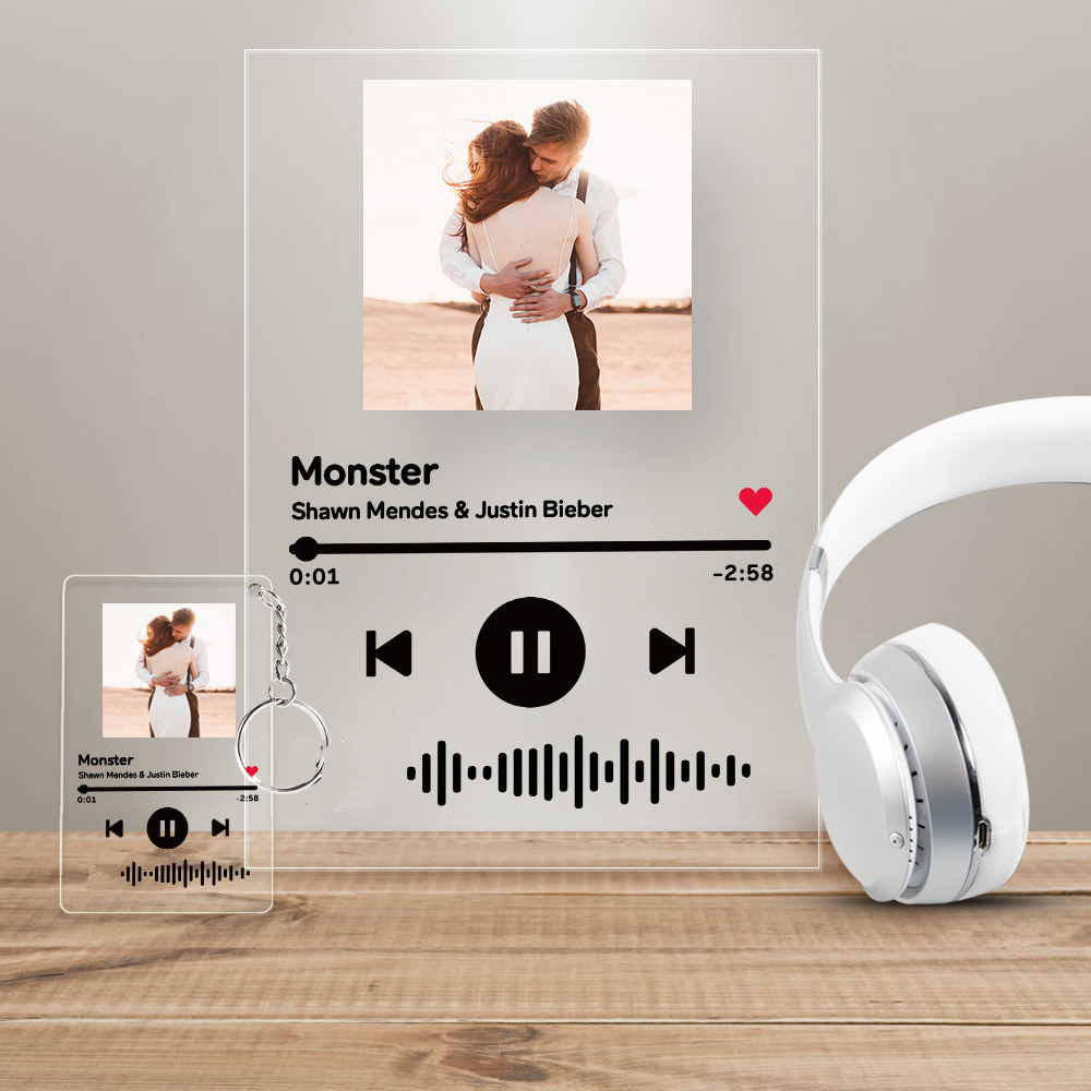 Custom Music Code Acrylic Nightlight/Plaque/Keychain