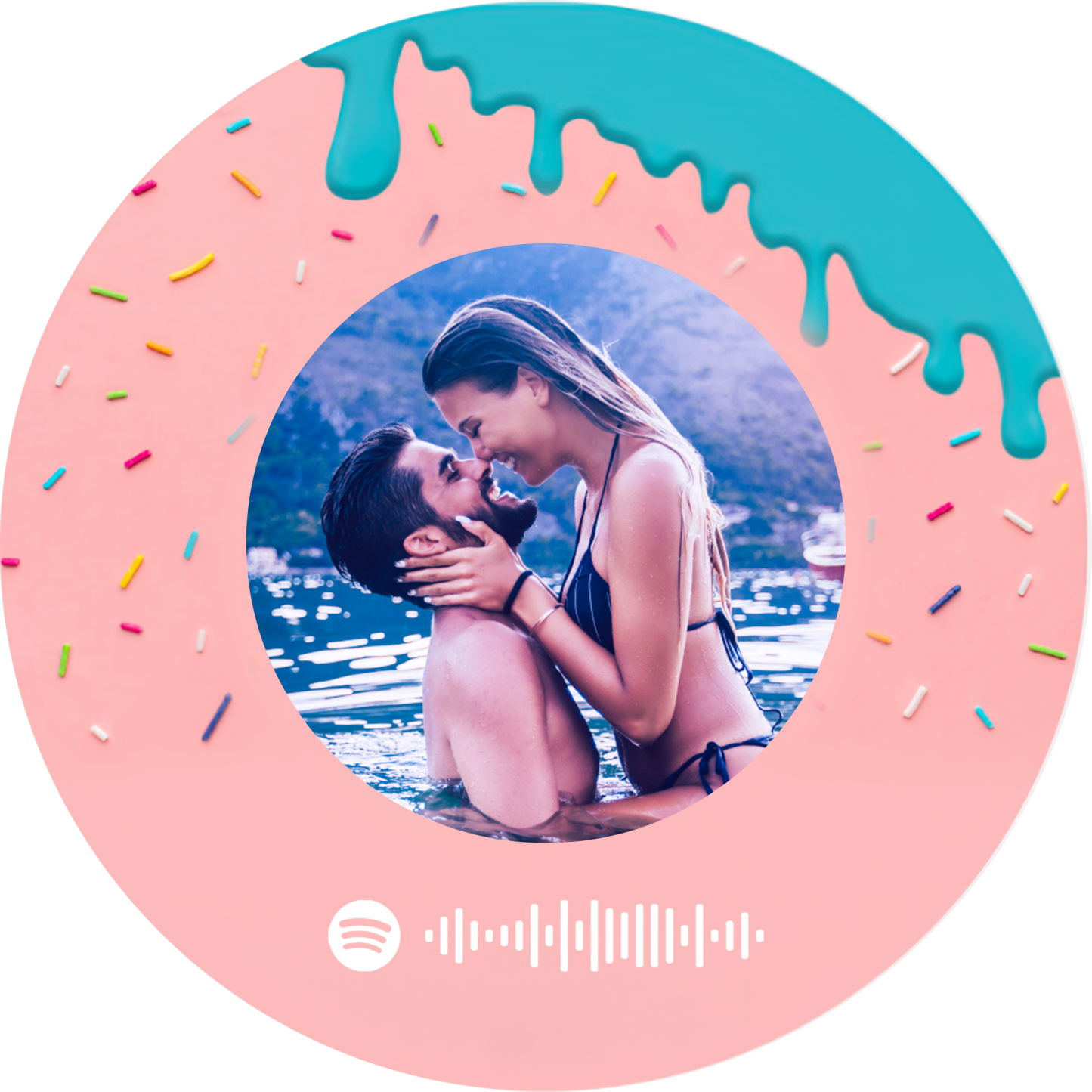 Custom Galaxy  Album Recor Personalized Spotify Music Record