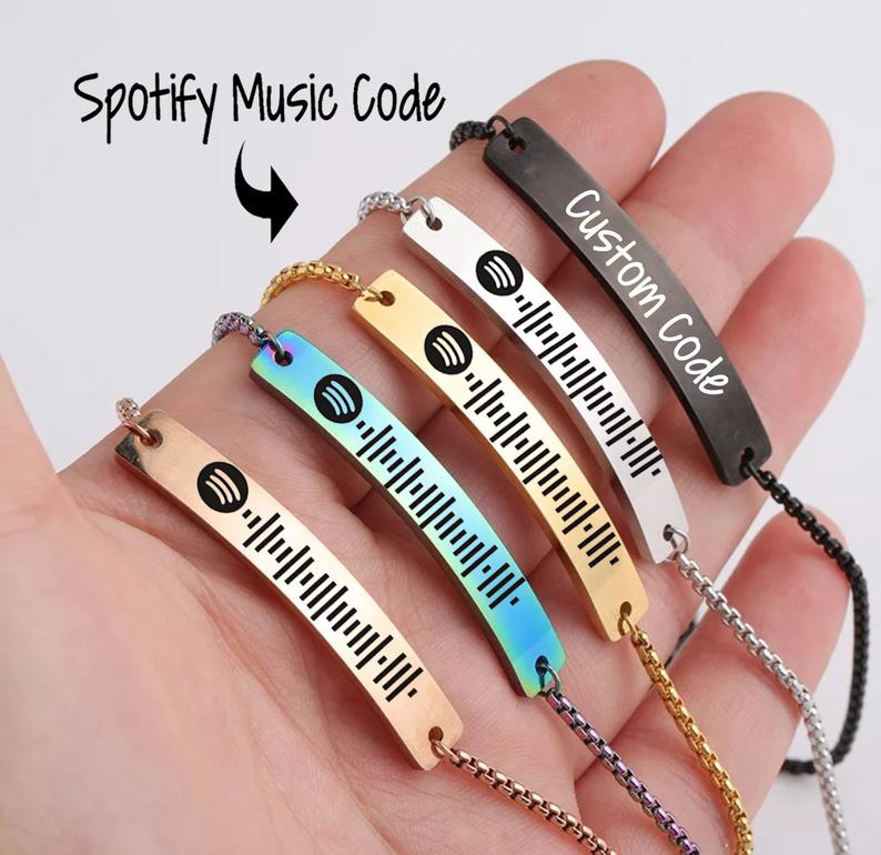 Custom Bracelet Spotify Code Music Bracelet