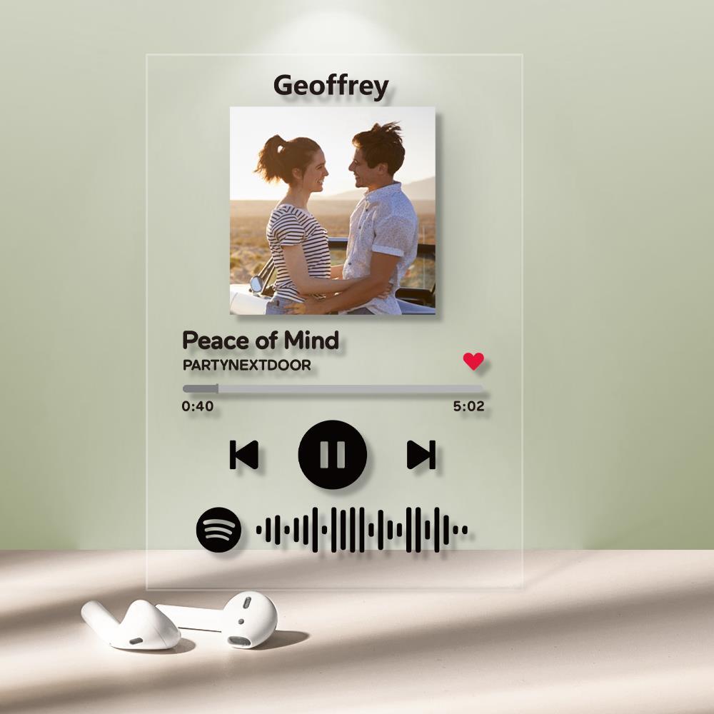 Spotify Code Music Plaque Personalized Music Plaque