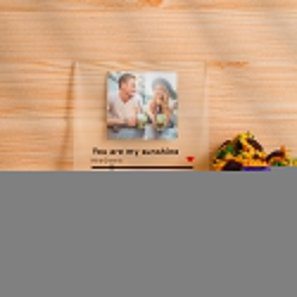 Christmas Gifts For Him Custom Spotify Code Glass Music Night Light/Plaque/Keychain