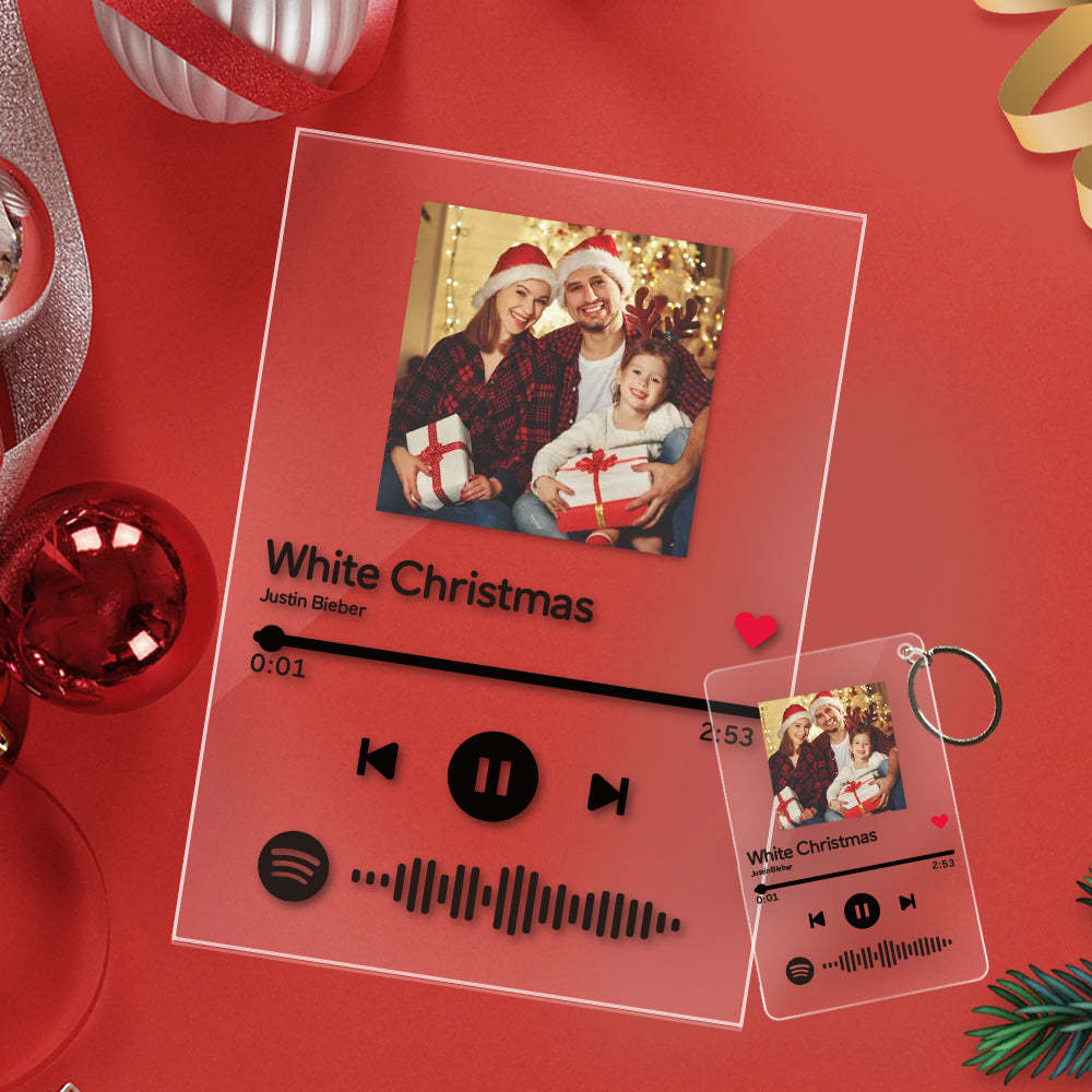 Spotify Custom Photo Scannable Music Plaque