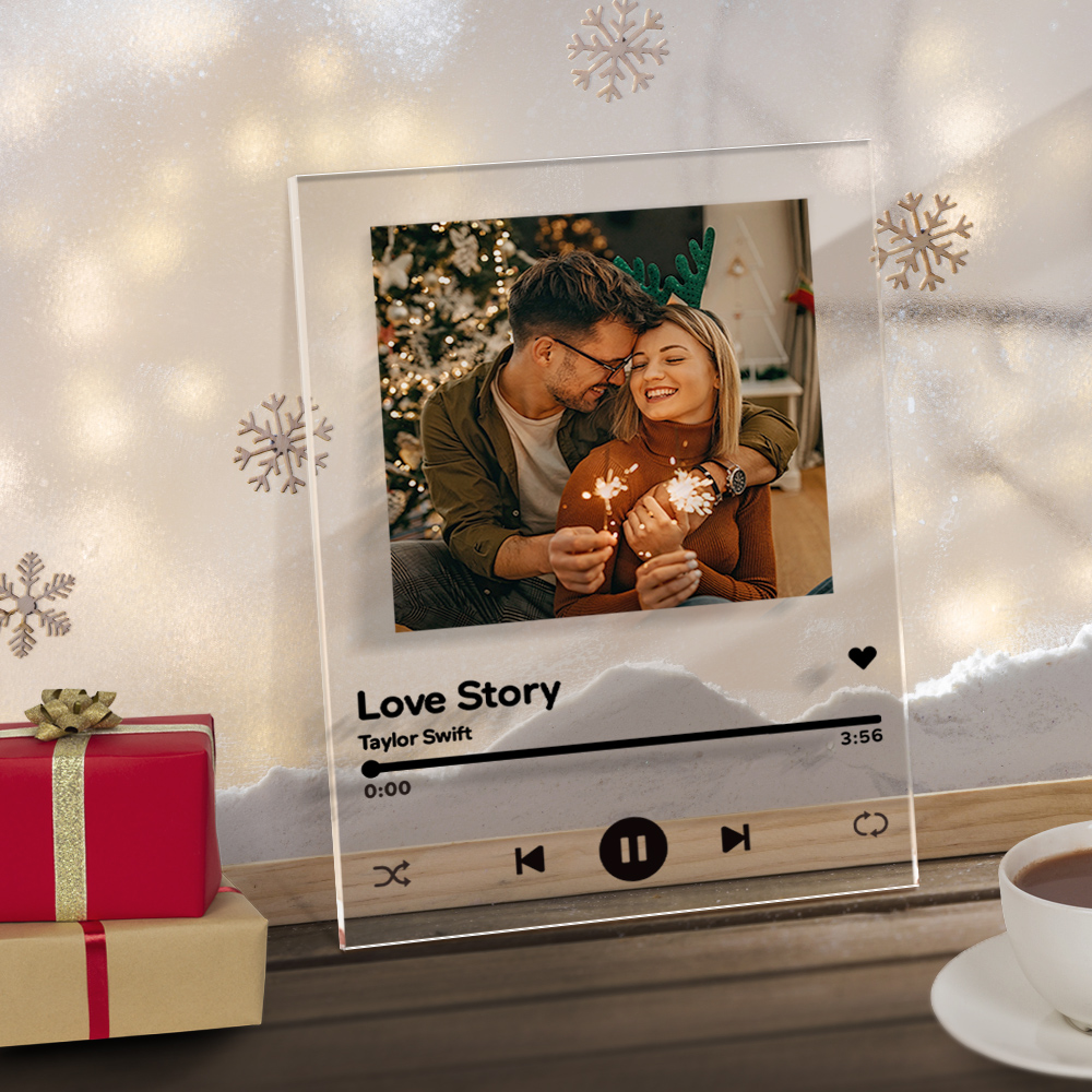 Custom Music Plaque/Keychain/Night Light Christmas Gifts for Her