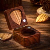 Guitar Pick Box Storage Wooden Guitar Pick Box Storage Box