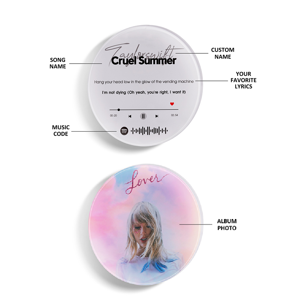 Custom Spotify Code Refrigerator Magnet Custom Music Song Fridge Magnet