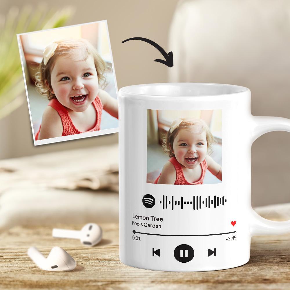Custom Spotify Code Song Poster Photo Mug
